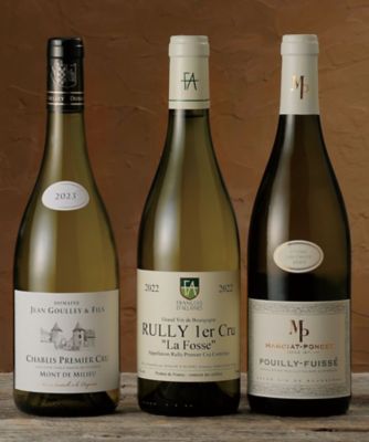 ３０．１級畑を愉しむ　ブルゴーニュ産　村名別白ワイン飲みくらべ３本セット