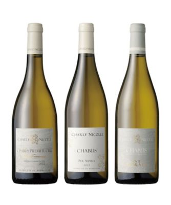 ３３．新進気鋭の生産者〈シャーリー・ニコル〉一級畑を含むシャブリ飲みくらべ白ワイン３本セット