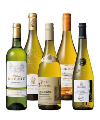 ７２．フランス周遊　地方別飲みくらべ白ワイン５本セット