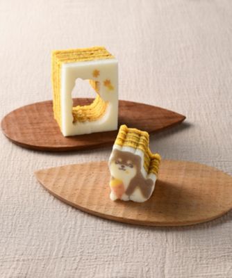 ＜まめや金澤萬久＞【菓遊庵おまとめ】石川／萬久の型ぬきバウム（まめしば・おいも）