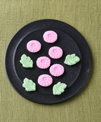 ＜落雁　諸江屋＞【菓遊庵おまとめ】石川／時候のわび（菊花）