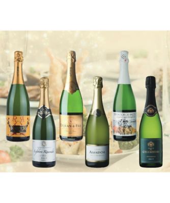 ２４０２２　フランスＶＳスペイン！こだわりのスパークリングワイン飲み比べ６本セット