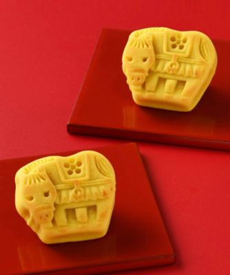 ＜俵屋吉富＞【菓遊庵おまとめ】京都／干支まんじゅう「うま」