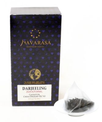 ＜NAVARASA＞ダージリン２０２４オータムナル　キャッスルトン農園　チャイナディライトＤＪー７４３（ポット用ピトレティーバッグ）