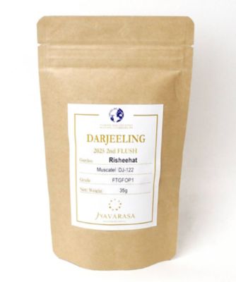 ＜NAVARASA＞ダージリン２０２５セカンドフラッシュ　リシーハット農園　マスカテル　ＤＪー１２２（スタンドアルミ）