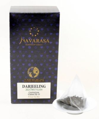 ＜NAVARASA＞ダージリン２０２５ファーストフラッシュ　キャッスルトン農園　チャイナ　ＤＪー１３（ポット用ピトレティーバッグ）