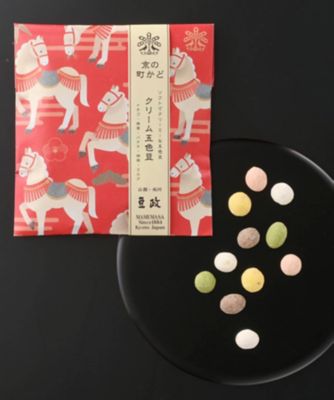 ＜京都 豆政＞【菓遊庵おまとめ】京都／京の町かど　クリーム五色豆　干支