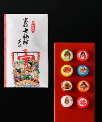 ＜金太郎飴本店＞【菓遊庵おまとめ】東京／宝船七福神飴