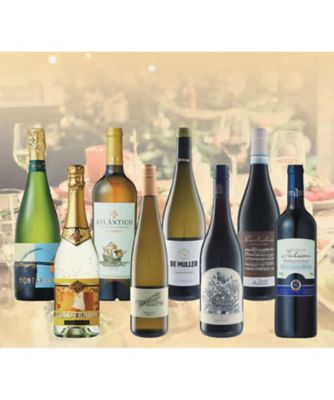 ２４０２１　冬の夜長に寄り添う　華やか＆濃厚バラエティワイン（赤・白・泡）８本セット