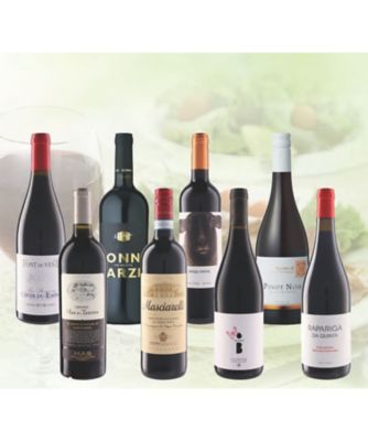 ２４０４０　旧世界５カ国厳選！バラエティ赤ワイン８本セット