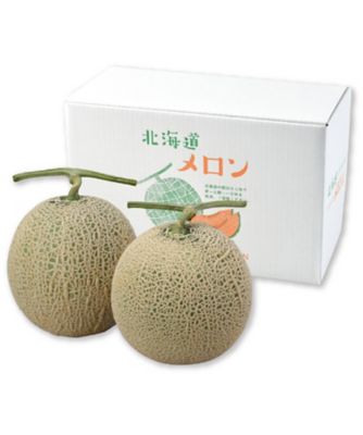 21003 1箱 北海道産 赤肉メロン1．3kg | 三越伊勢丹