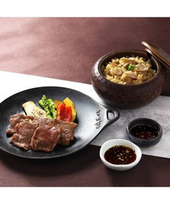 ＜赤坂松葉屋＞【父の日】０３８．父の日　飛騨牛薄焼き鉄板焼・松茸ごはん