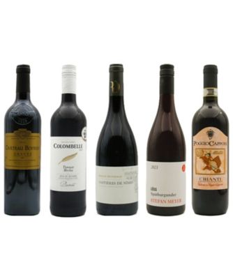 ＜銀座三越テイスティングカウンター＞７２６【１月中旬届】「フランス、ドイツ、イタリア赤ワイン５本セット」【福袋】