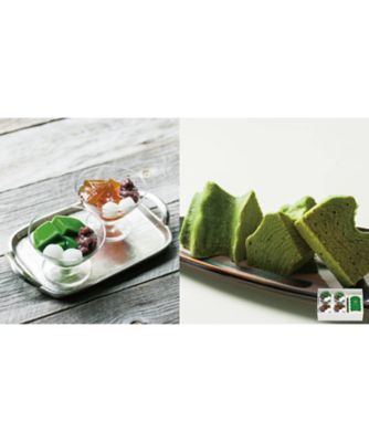 【美味探訪】０２〈中村藤吉本店〉生茶ゼリイ２種・まるとバウム【抹茶】詰合せ