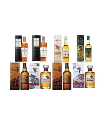 【美味探訪】１９〈ラ・カーヴ〉ｂ．限定商品含むマッカランと国産ウイスキー８本セット