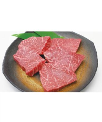 【美味探訪】１９〈精肉の二幸〉ａ．松阪牛ももステーキ用