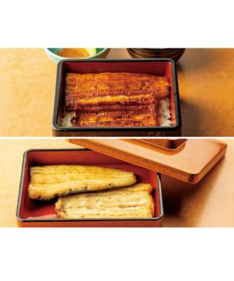 【美味探訪】１１〈新橋　ての字〉国産うなぎ蒲焼・白焼セット