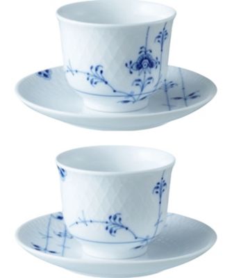 ロイヤルコペンハーゲン　ブルーパルメッテ　ペアティーセット ブルーパルメッテ ペアティーセット 125ml|ロイヤル