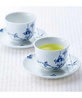 ロイヤルコペンハーゲン　ブルーパルメッテ　ペアティーセット ブルーパルメッテ ペアティーセット 125ml|ロイヤル