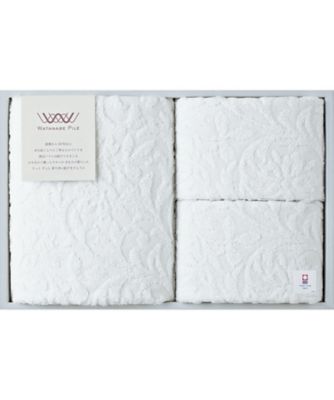 三越伊勢丹オンラインストア 今治産唐花ジャカードタオルセット 【ギフト・贈り物】【三越伊勢丹/公式】