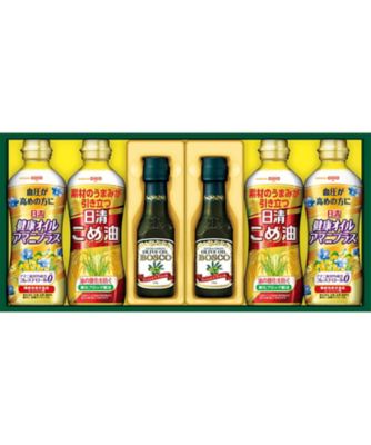 【送料無料】日清 ボスコ オリーブ＆ヘルシーオイルギフト 調理油【ギフト・贈り物】【三越伊勢丹/公式】