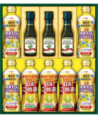 【送料無料】日清 ボスコ オリーブ＆ヘルシーオイルギフト 調理油【ギフト・贈り物】【三越伊勢丹/公式】