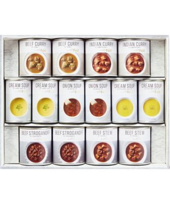 【送料無料】ミツコシイセタン ザ・フード スープ・調理缶詰詰合せ 調理済み食品【ギフト・贈り物】【三越伊勢丹/公式】