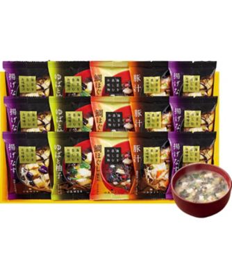 【送料無料】山本海苔店 海苔を楽しむお味噌汁・お吸物詰合せ 米【ギフト・贈り物】【三越伊勢丹/公式】