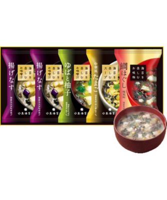 山本海苔店 海苔を楽しむお味噌汁・スープ詰合せ 米【ギフト・贈り物】【三越伊勢丹/公式】
