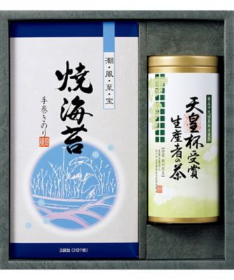【送料無料】愛国製茶 静岡煎茶・焼海苔詰合せ お茶・紅茶【ギフト・贈り物】【三越伊勢丹/公式】