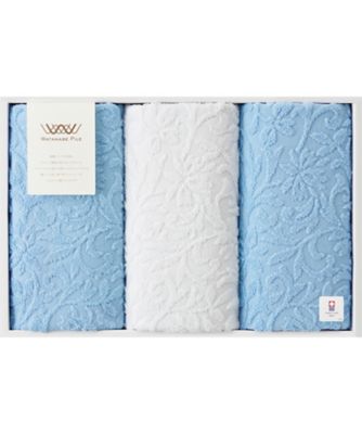 三越伊勢丹オンラインストア 今治産唐花ジャカードフェイスタオルセット 【ギフト・贈り物】【三越伊勢丹/公式】