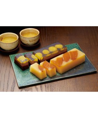 【敬老】１８０４０〈若山商店〉栗羊かん・柿羊かんセット