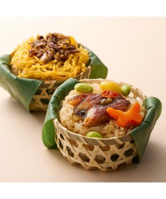 京料理 美濃吉/キョウリョウリ ミノキチ 【敬老】003.料亭の鰻の飯蒸しと和牛の飯蒸し詰合せ(UWM-50B)