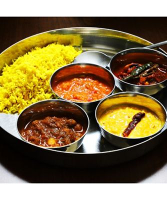 ＜Zelenshchik＞インドカレー４種とクミンライスのセット