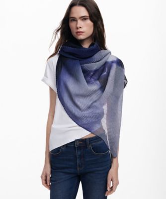Desigual (Women)/デシグアル REPRISE KISS TOURRECTANGL  長方形スカーフ 25SAWA75