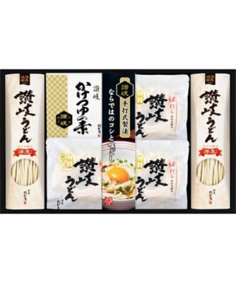 【お歳暮】【送料無料】創庵おか乃 讃岐うどん・つゆ詰合せ ※送料無料 パスタ・めん類【三越伊勢丹/公式】