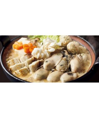 【お歳暮】【送料無料】廣島浜丸 広島かき「じごぜん」と国産真穴子の廣島土手鍋 ※送料無料 食品【三越伊勢丹/公式】