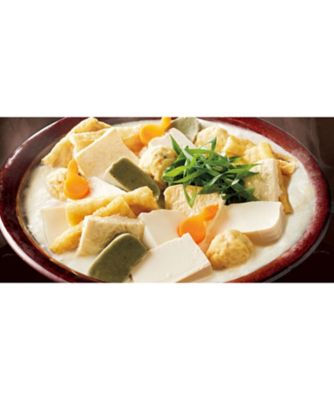 【お歳暮】【送料無料】京とうふ藤野 豆富百選豆乳鍋セット ※送料無料 食品【三越伊勢丹/公式】