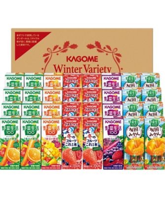 【お歳暮】【送料無料】カゴメ ウィンターバラエティギフト（紙容器）※送料無料 ジュース【三越伊勢丹/公式】