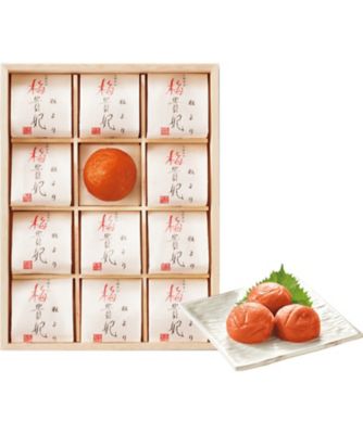【お歳暮】【送料無料】梅の丸長 紀州南高梅「粒より梅貴妃」 ※送料無料 調理済み前菜、付け合わせ【三越伊勢丹/公式】