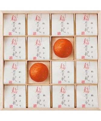 【お歳暮】【送料無料】梅の丸長 紀州南高梅「粒より梅貴妃」 ※送料無料 調理済み前菜、付け合わせ【三越伊勢丹/公式】