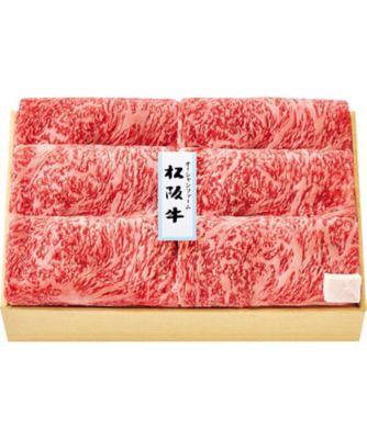 【お歳暮】【送料無料】オーシャンファーム 松阪牛 ロース肉すき焼用 ※送料無料 加工肉【三越伊勢丹/公式】