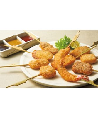 【お歳暮】【送料無料】神戸串乃家 国産素材の串揚げセット ※送料無料 調理済み食事、主菜【三越伊勢丹/公式】