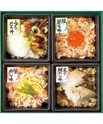 【お歳暮】【送料無料】三越伊勢丹オンラインストア 一膳海鮮丼ぶりセット（レンジ対応）※送料無料 魚介類【三越伊勢丹/公式】