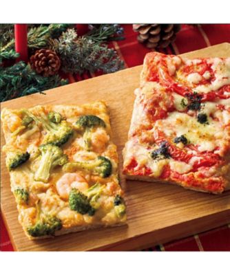 【お歳暮】【送料無料】ピッツァアルターイオ 福岡県食材を楽しむローマの四角いピッツァ 3種6枚セット ※送料無料 調理済み食事、主菜【三越伊勢丹/公式】