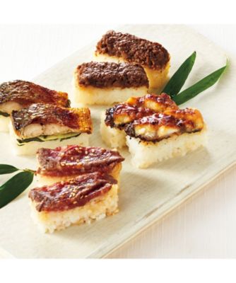 【お歳暮】【送料無料】三越伊勢丹オンラインストア 松阪牛・海鮮押し寿司セット ※送料無料 調理済み食事、主菜【三越伊勢丹/公式】