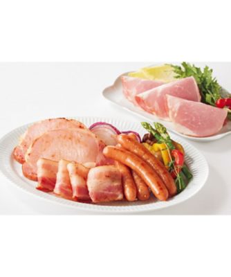 【お歳暮】【送料無料】薩摩麹いも豚 鹿児島県産豚肉ハム詰合せ ※送料無料 加工肉【三越伊勢丹/公式】
