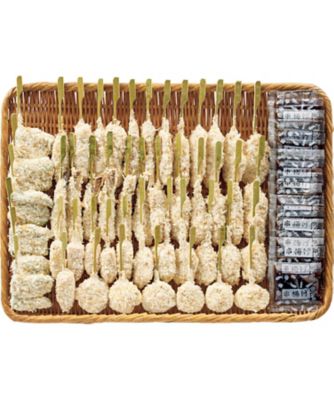 【お歳暮】【送料無料】大阪・串重 串揚げ集いセット ※送料無料 調理済み食事、主菜【三越伊勢丹/公式】