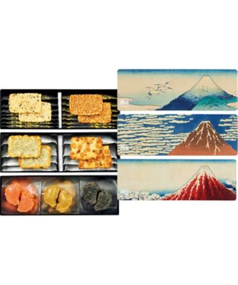 WS いざ出撃！赤城&吹雪&伊勢　3枚 東京国立博物館 限定ギフト〈赤坂柿山〉冨嶽三十六景 相州梅沢左・凱風