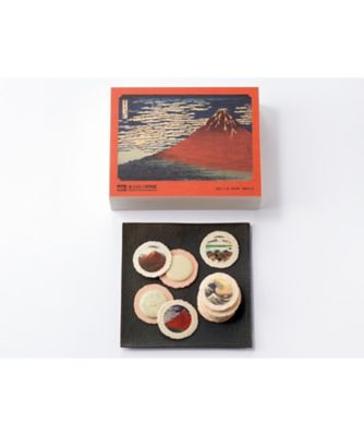 【お歳暮】【送料無料】志ま秀 東京国立博物館 限定ギフト冨嶽三十六景 凱風快晴 えびチーズサンド ※送料無料 お菓子・チョコレート（和菓子）【三越伊勢丹/公式】